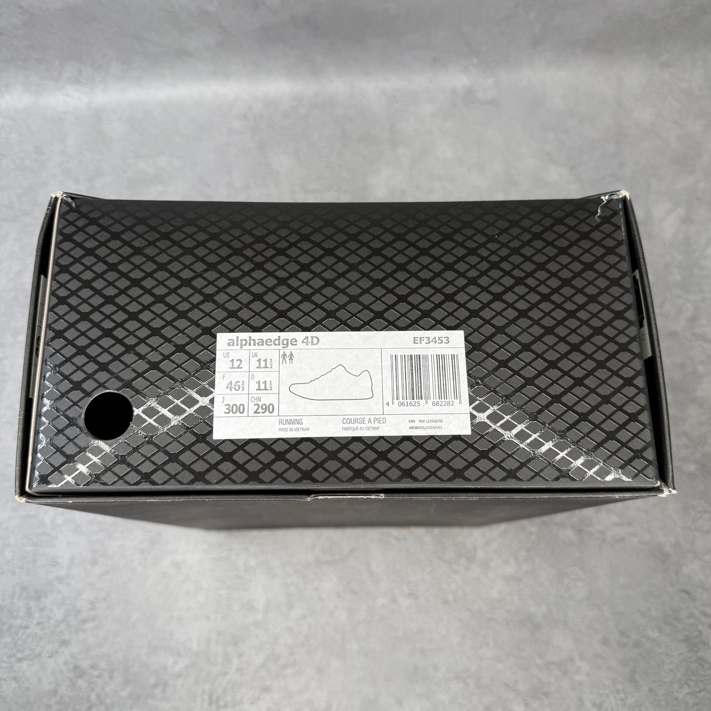 adidas Alphaedge 4D Black - Kicks Collective PA - adidas - EF3453 - Men's Shoes - 12M/13.5W - Brand New