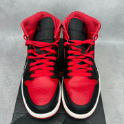 Jordan 1 Mid Alternate Bred (2022) pre-owned size 9.5