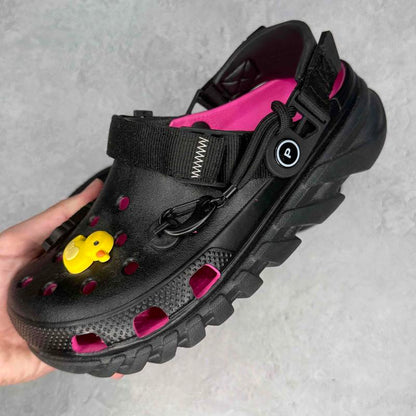 Crocs Duet Max 2 Clog Post Malone Black *pre-owned* SIZE 5