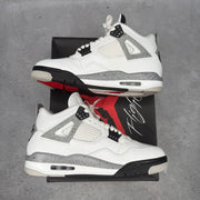 Jordan 4 Retro White Cement (2025) *pre-owned* SIZE 9.5