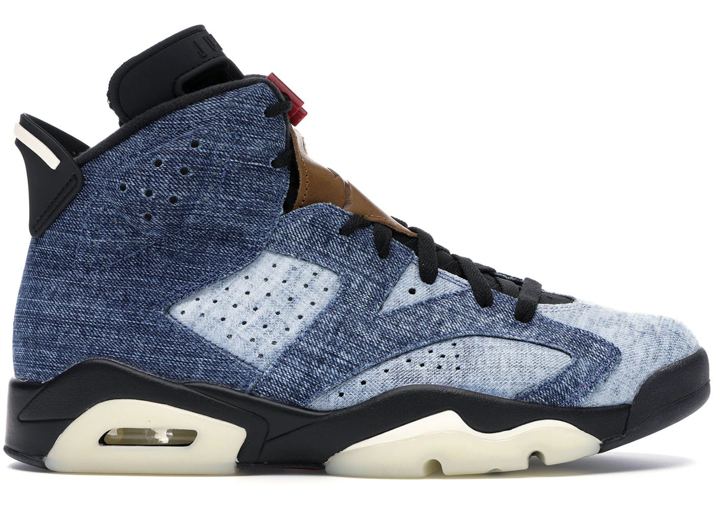 Jordan 6 Retro Washed Denim *pre - owned* SIZE 10 - Kicks Collective PA - Jordan - CT5350 - 401 - Men's Shoes - 10M/11.5W - Pre - Owned