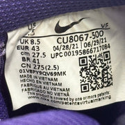 Nike Air Force 1 Low '07 QS Purple Skeleton Halloween (2021) *pre-owned* SIZE 9.5