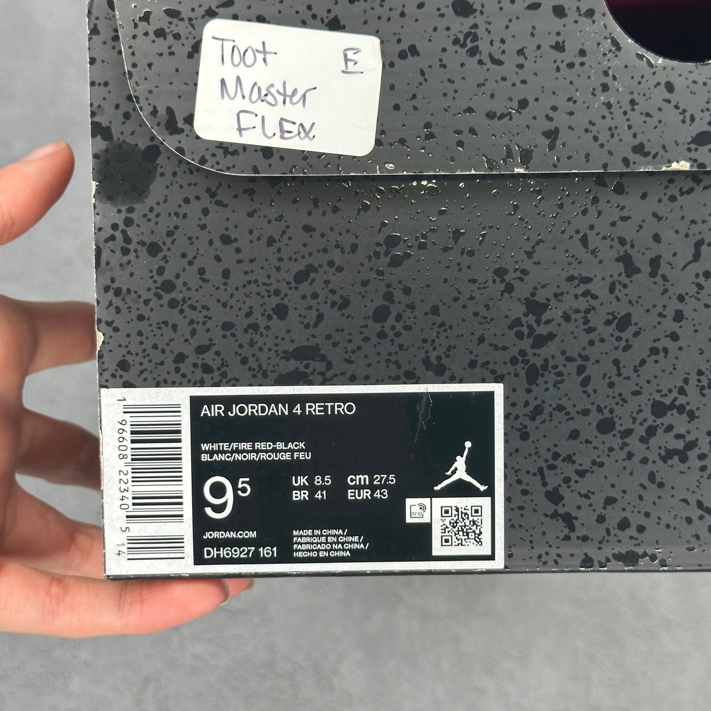 Jordan 4 Retro Red Cement - Kicks Collective PA - Jordan - DH6927 - 161 - Men's Shoes - 9.5M/11W - Brand New