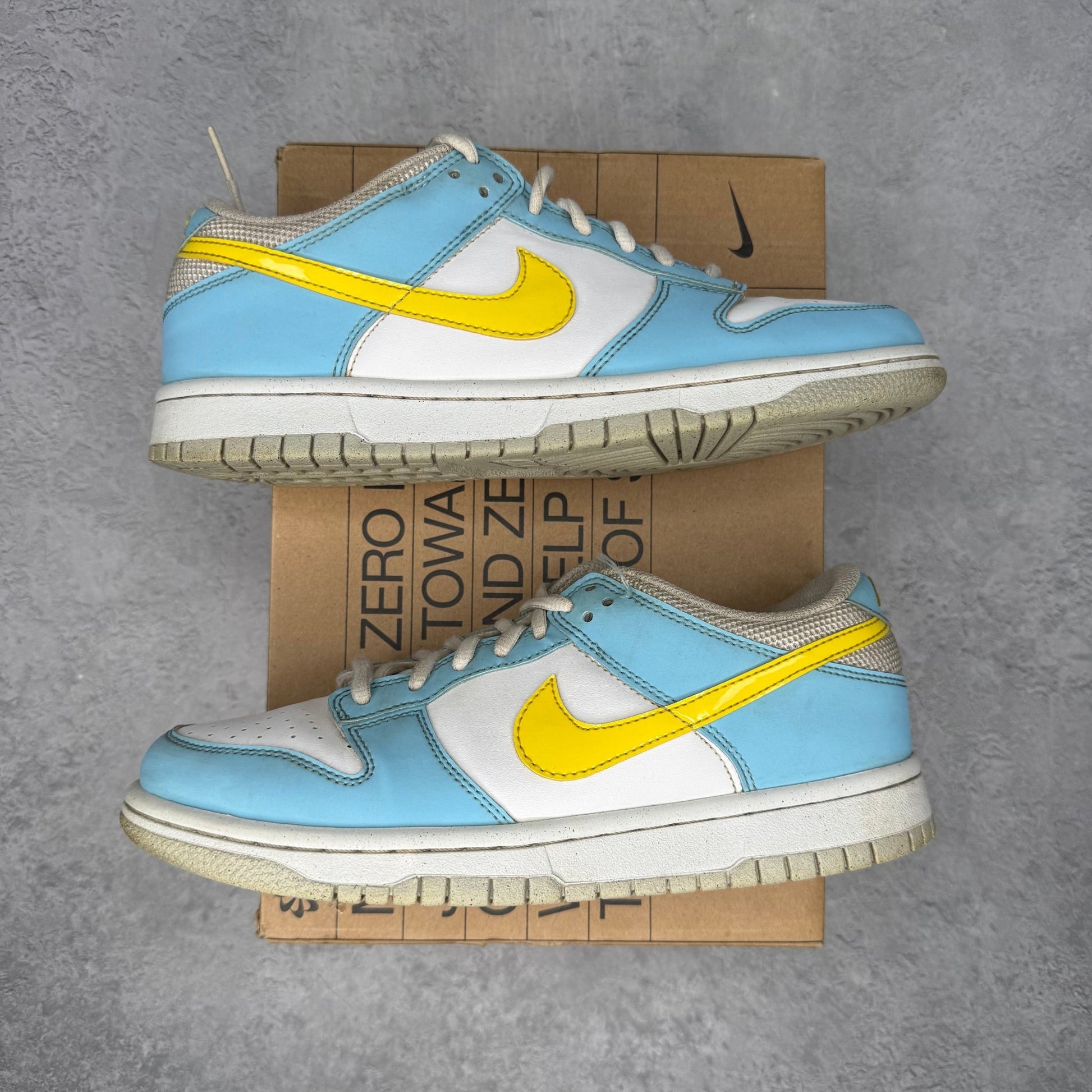 Nike Dunk Low Next Nature Homer Simpson (GS) *pre - owned* SIZE 6.5Y - Kicks Collective PA - Nike - DX3382-400 - Kid's Shoes - 6.5Y - Pre - Owned