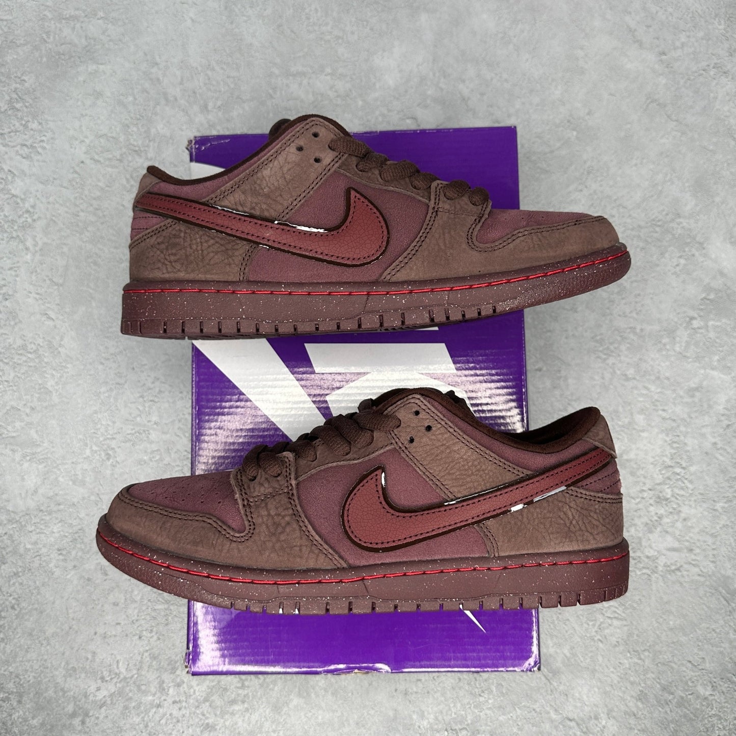 Nike SB Dunk Low City of Love Burgundy Crush - Kicks Collective PA - Nike - FN0619 - 600 - Men's Shoes - 8M/9.5W - Brand New