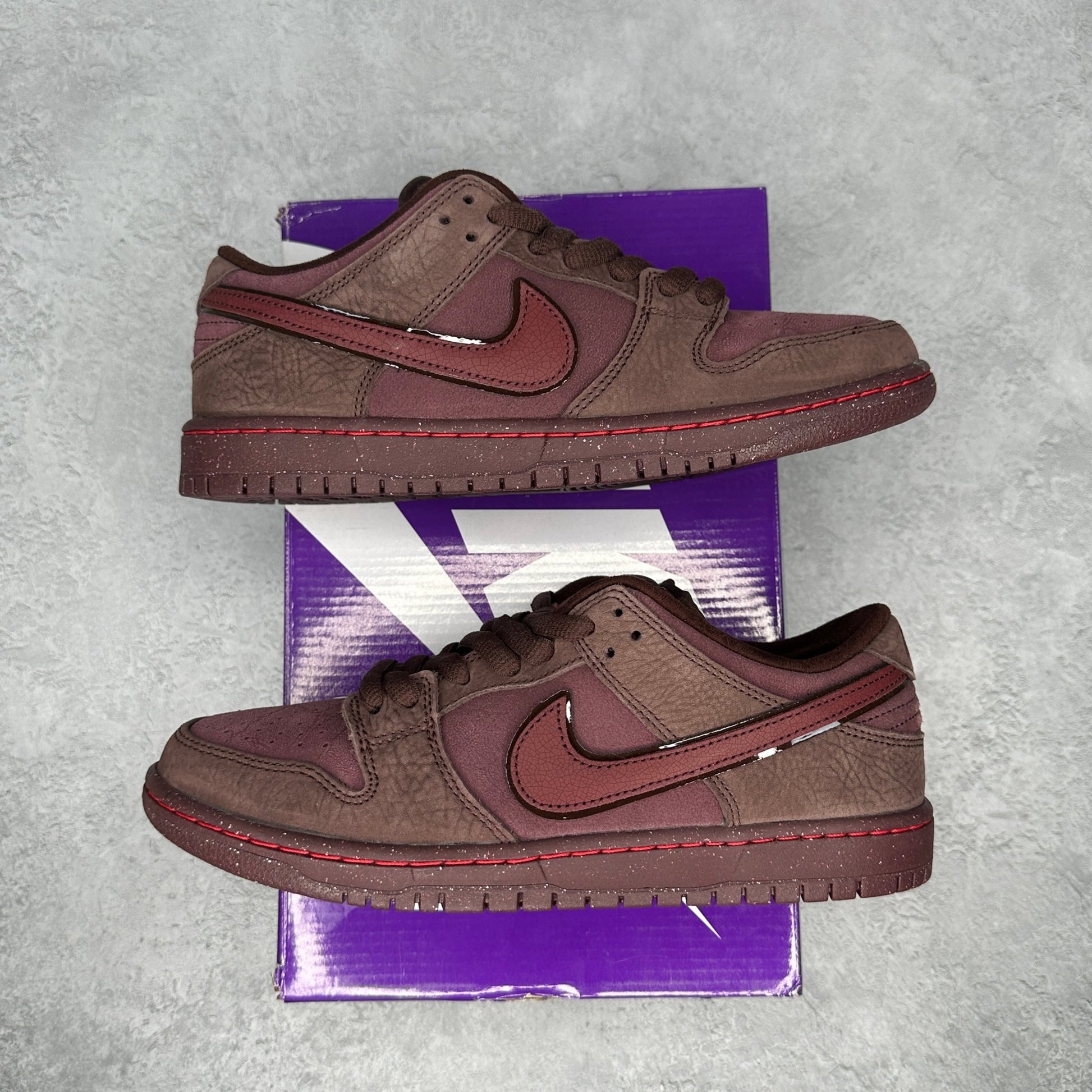 Nike SB Dunk Low City of Love Burgundy Crush - Kicks Collective PA - Nike - FN0619 - 600 - Men's Shoes - 8M/9.5W - Brand New