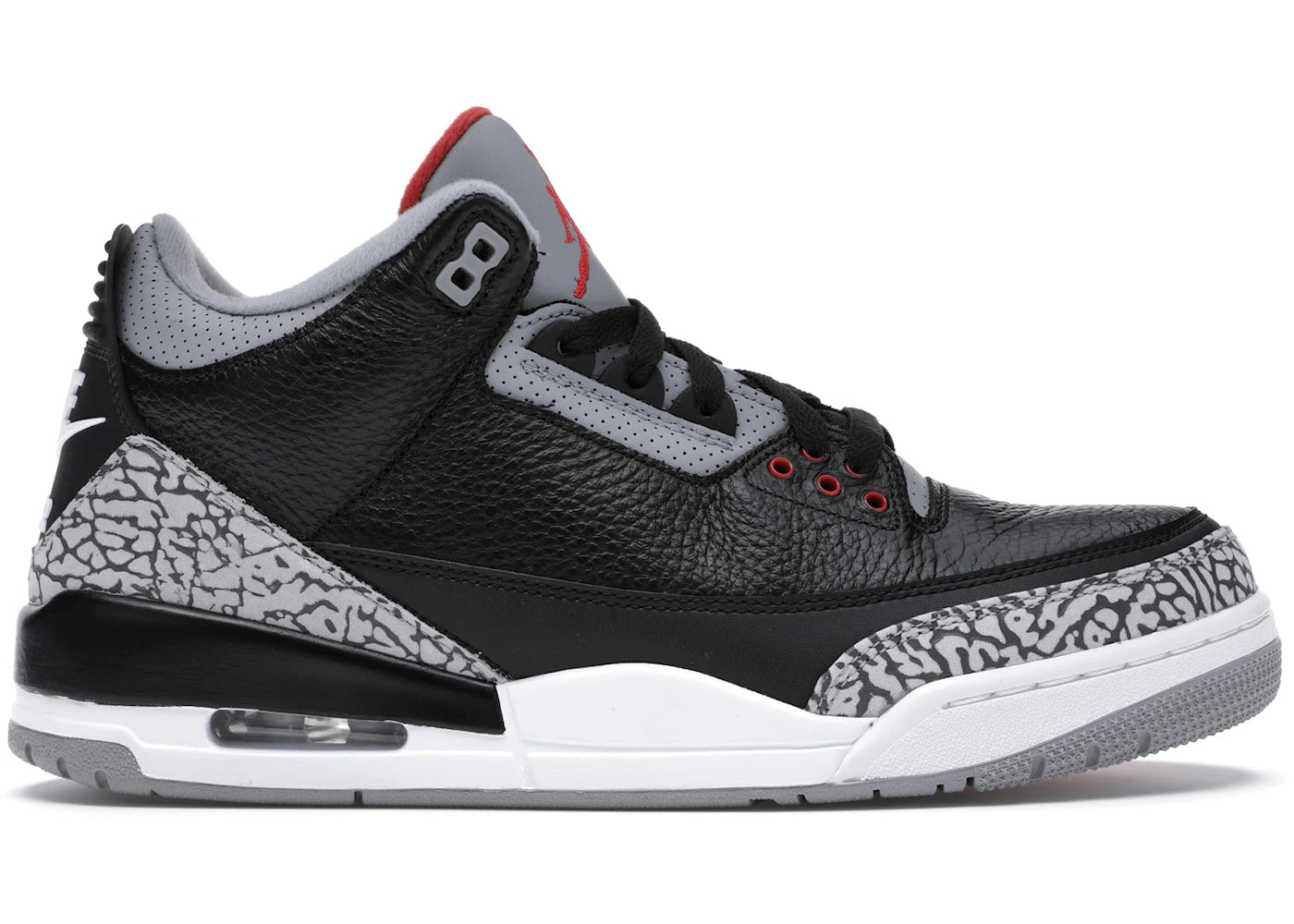 Jordan 3 Retro Black Cement (2018) *pre-owned* SIZE 8.5