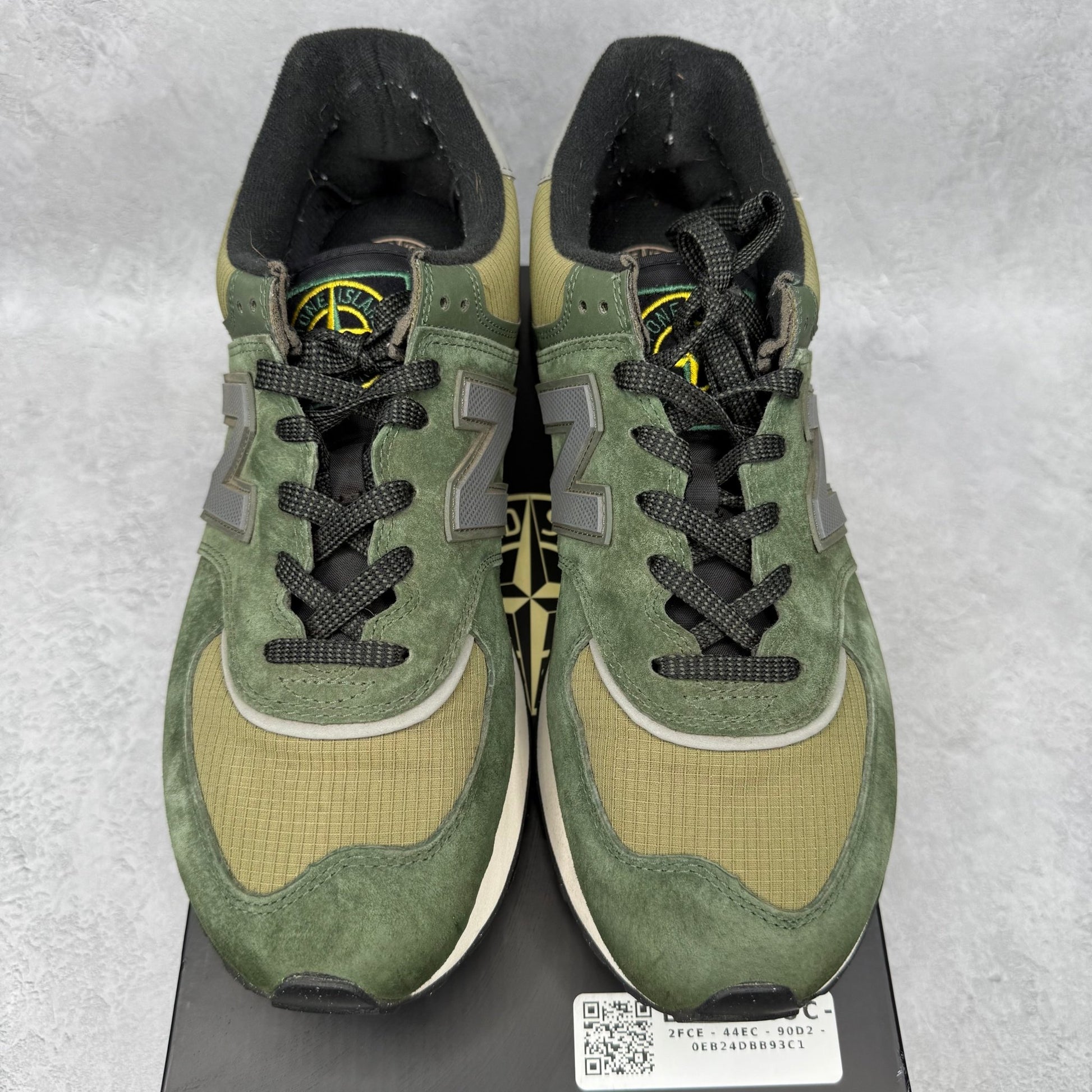 New Balance 574 Legacy Stone Island Dark Green VNDS *pre - owned* SIZE 11 - Kicks Collective PA - New Balance - U574LGIL - Men's Shoes - 11M/12.5W - Pre - Owned