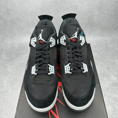 Jordan 4 Retro SE Black Canvas CLEAN *pre-owned* SIZE 13