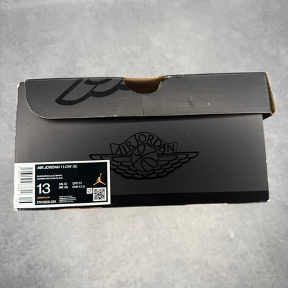 Jordan 1 Low SE Black Iced Lilac *pre-owned* SIZE 13