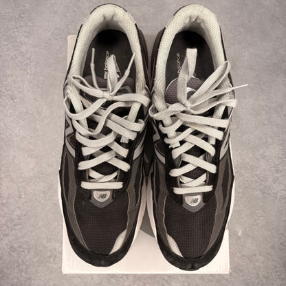 New Balance 990v6 MiUSA Black Grey White *pre-owned* SIZE 12
