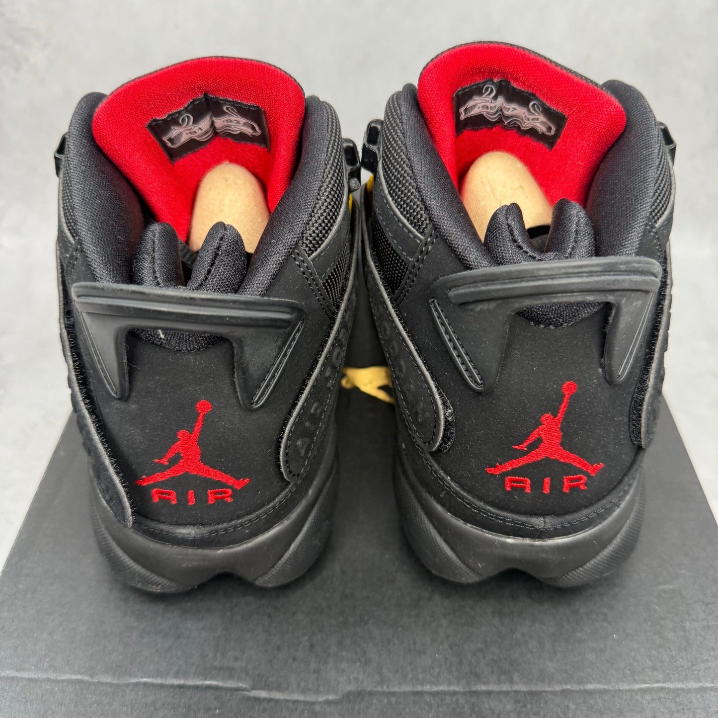Jordan 6 Rings Black Red Sulfur - Kicks Collective PA - Jordan - 322992 - 065 - Men's Shoes - 11.5M/13W - Brand New