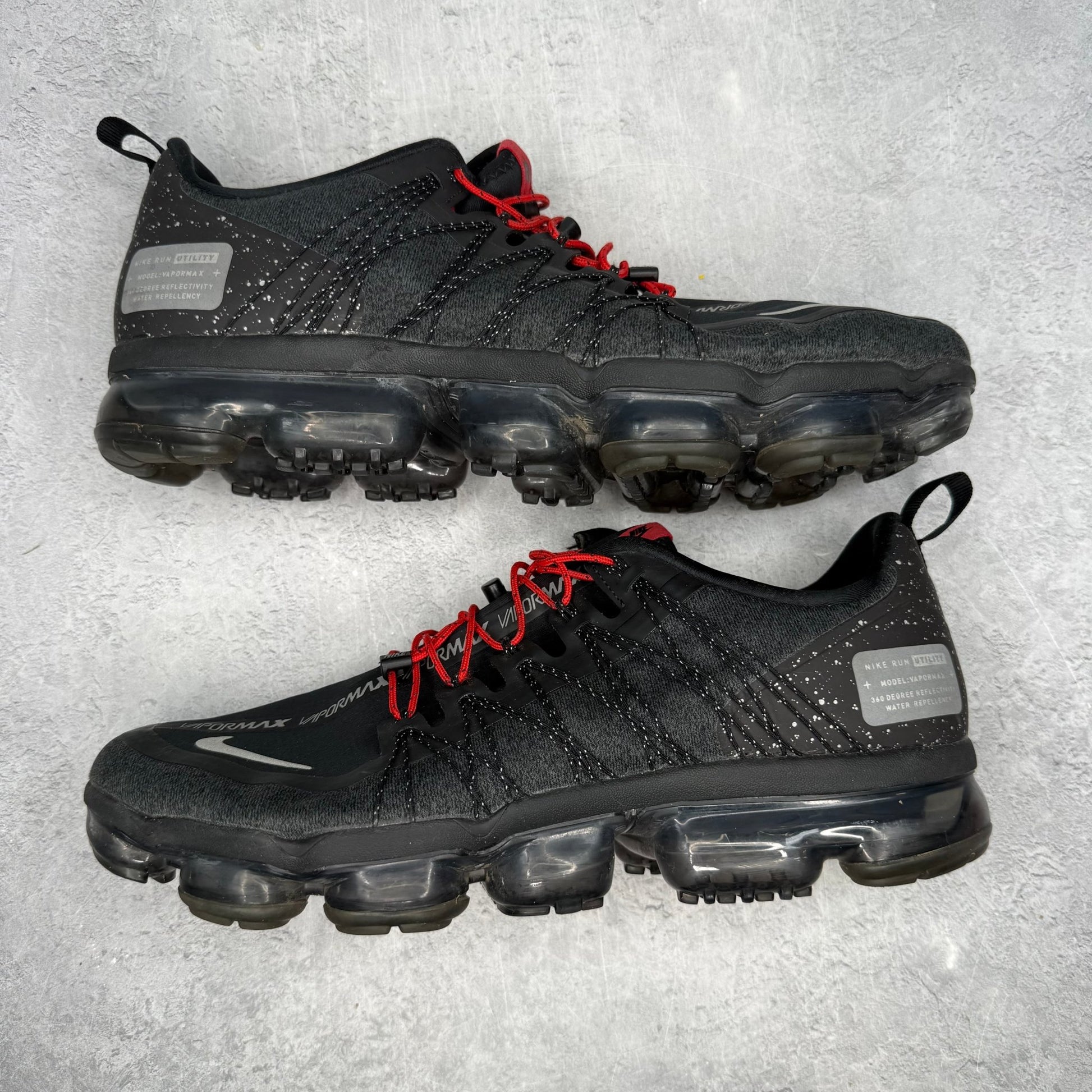 Nike Air VaporMax Run Utility Black Anthracite *pre - owned* SIZE 12 - Kicks Collective PA - Nike - AQ8810-001 - Men's Shoes - 12M/13.5W - Pre - Owned - No Box