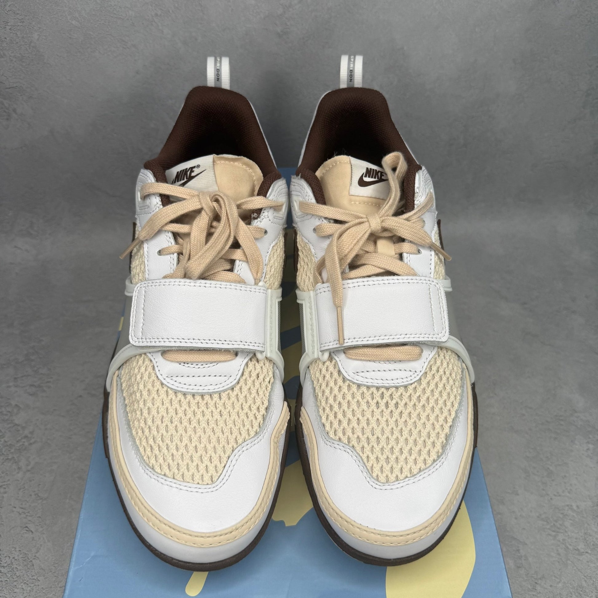 Nike Zoom Field Jaxx Travis Scott Light Chocolate *pre - owned* SIZE 12 - Kicks Collective PA - Nike - HQ3073-100 - Men's Shoes - 12M/13.5W - Pre - Owned