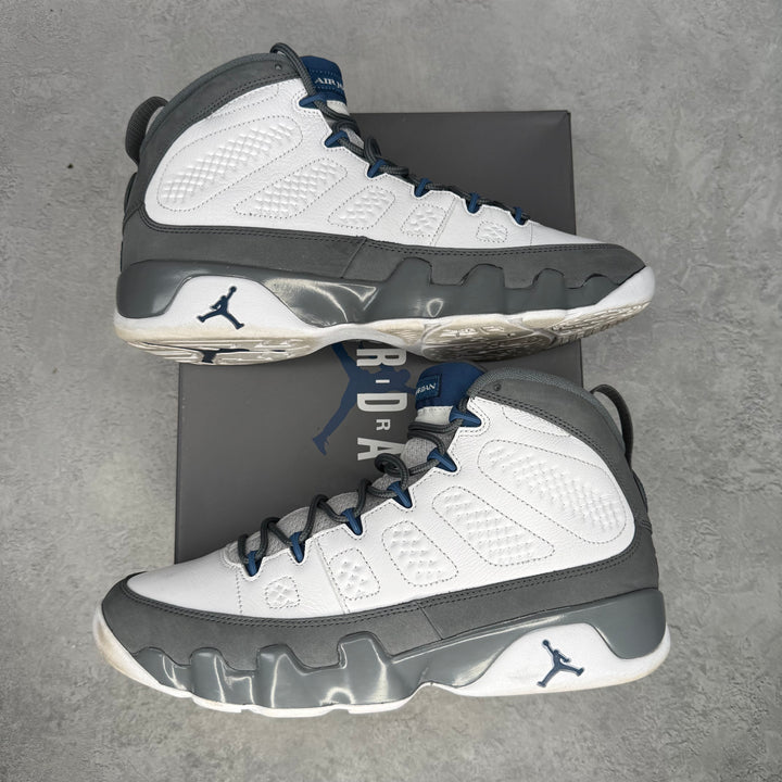Jordan 9 Retro Flint Grey French Blue (2026) *pre-owned* SIZE 11.5