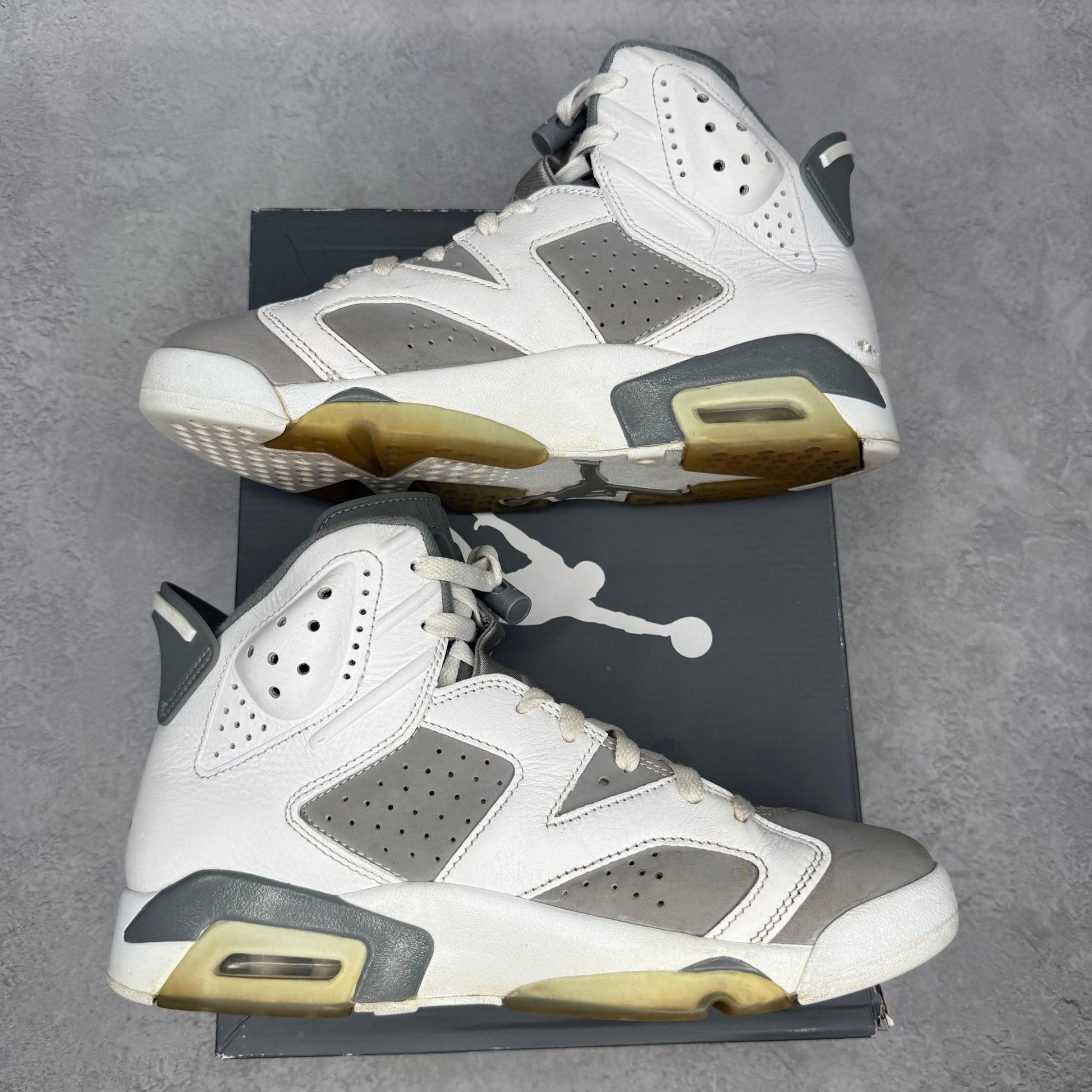 Jordan 6 Retro Cool Grey *pre - owned* SIZE 8 - Kicks Collective PA - Jordan - CT8529-100 - Men's Shoes - 8M/9.5W - Pre - Owned