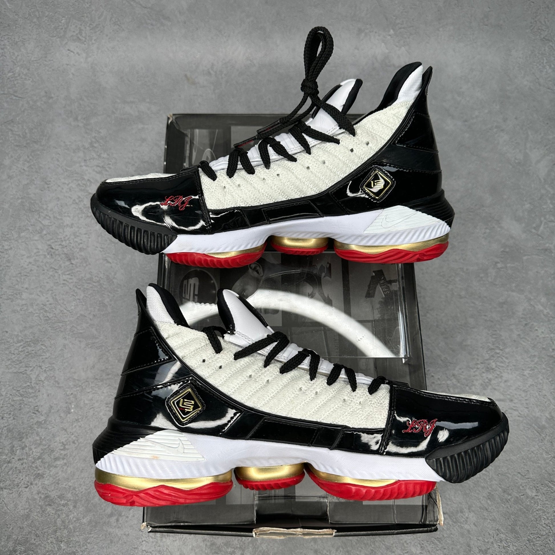 Nike LeBron 16 Remix *pre - owned* SIZE 10 - Kicks Collective PA - Nike - CD2451-101 - Men's Shoes - 10M/11.5W - Pre - Owned - Replacement Box