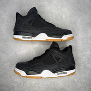 Jordan 4 Retro Laser Black Gum *pre-owned* SIZE 10