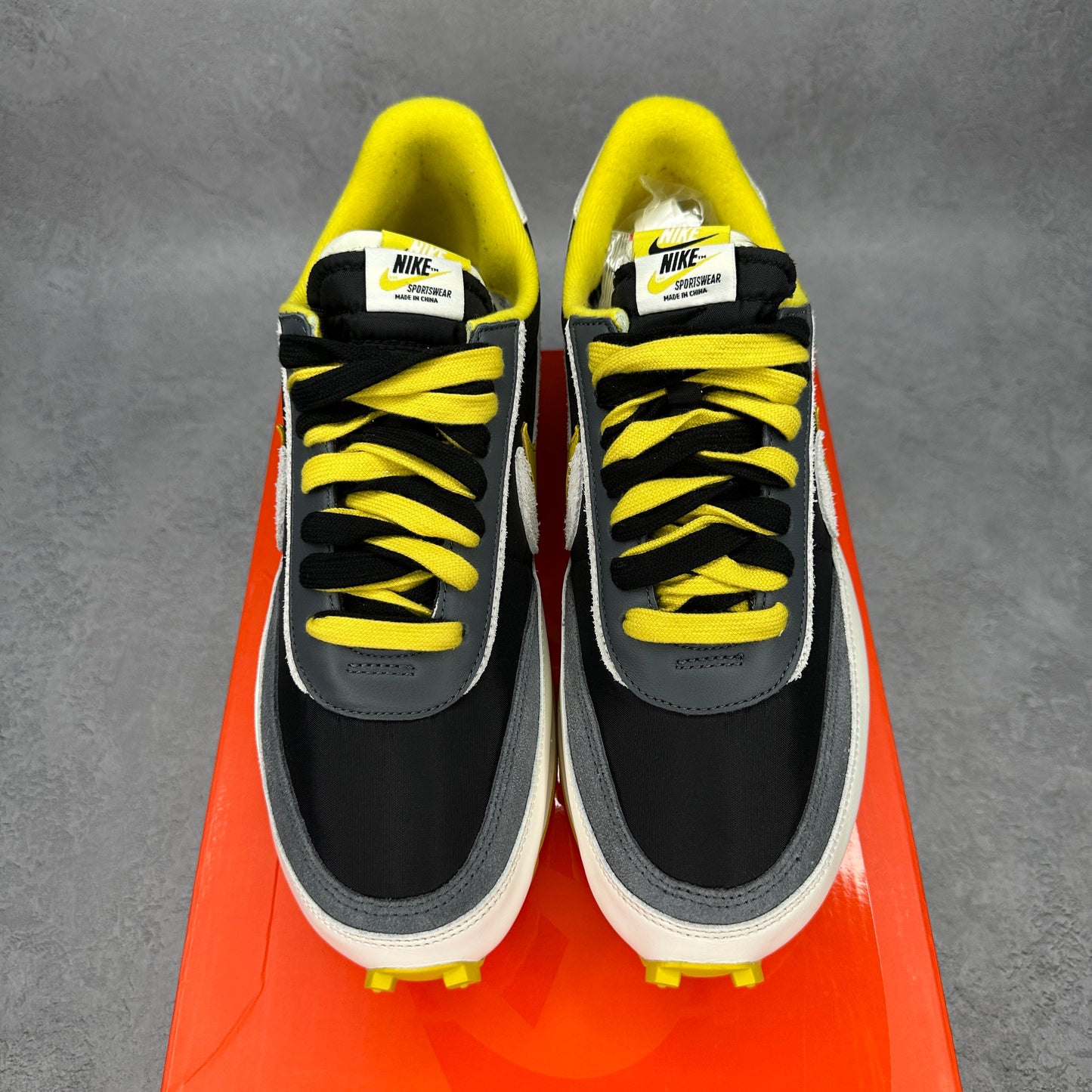 Nike LD Waffle sacai Undercover Black Bright Citron *pre-owned* SIZE 11