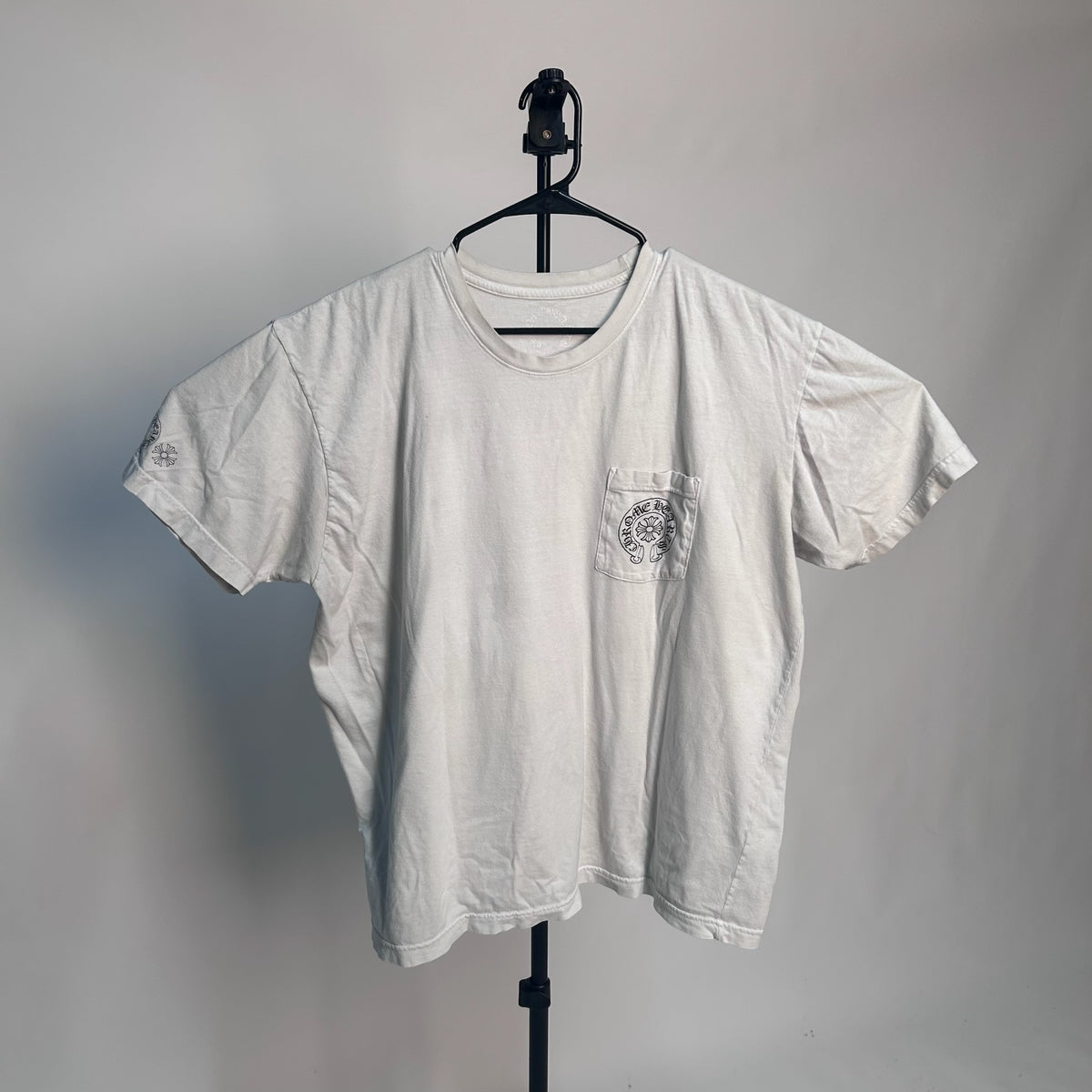 Chrome Hearts Multi Color Horse Shoe T-Shirt White *pre-owned* SIZE XXL