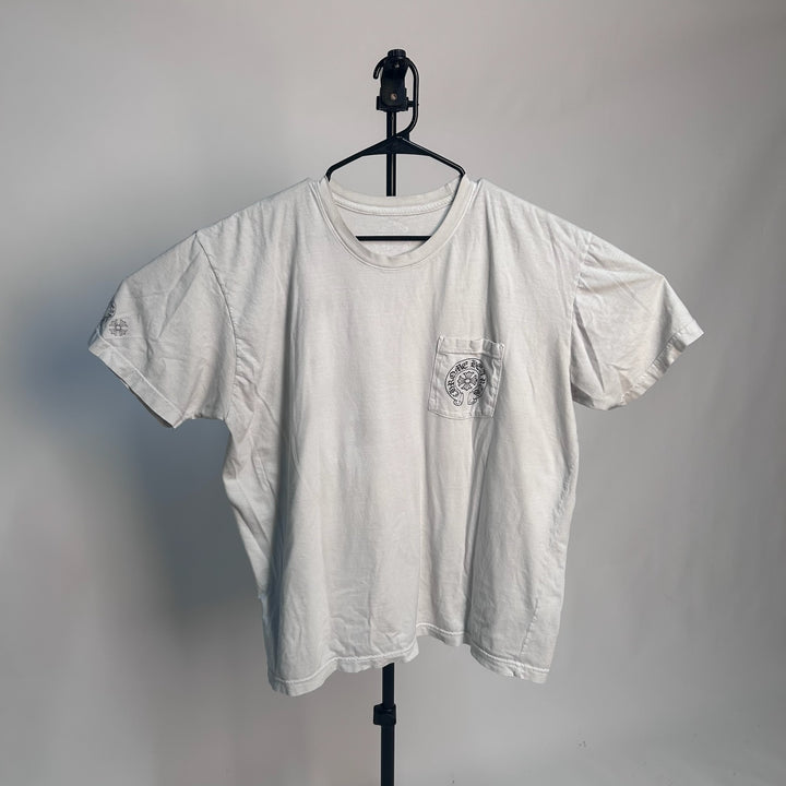 Chrome Hearts Multi Color Horse Shoe T-Shirt White *pre-owned* SIZE XXL