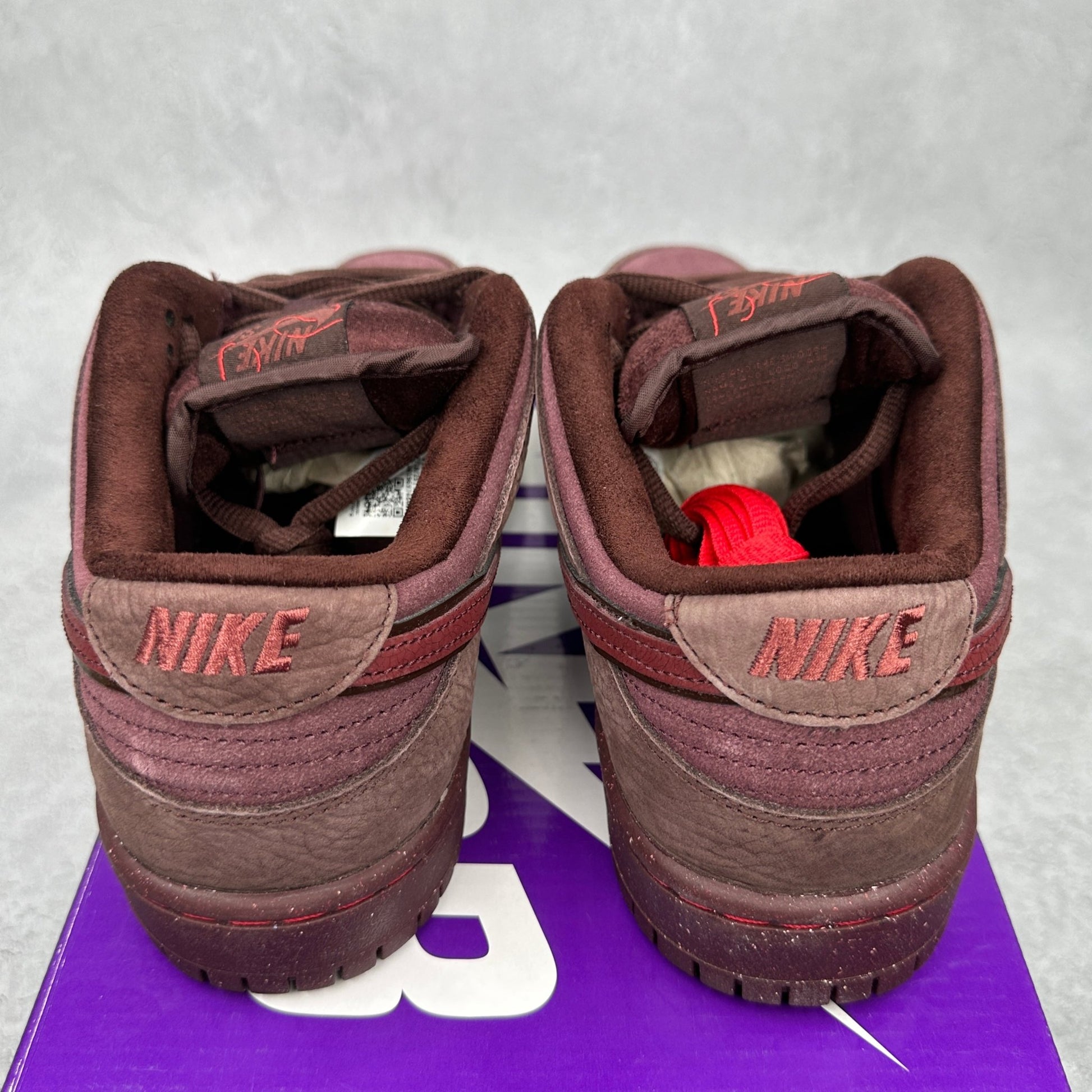 Nike SB Dunk Low City of Love Burgundy Crush - Kicks Collective PA - Nike - FN0619 - 600 - Men's Shoes - 8M/9.5W - Brand New