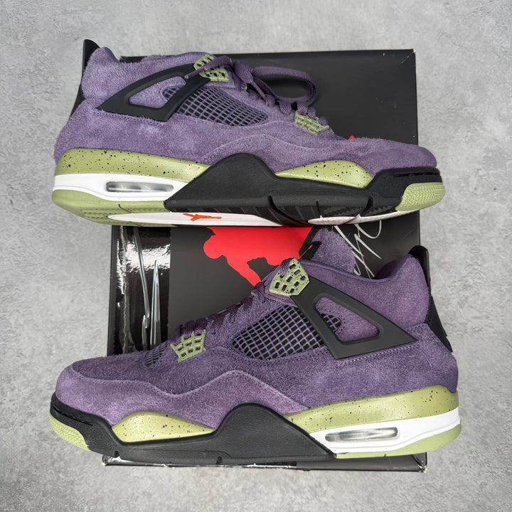 Jordan 4 Retro Canyon Purple (Women's) pre-owned size 13.5W