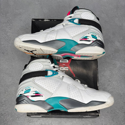 Jordan 8 Retro South Beach *pre-owned* SIZE 10