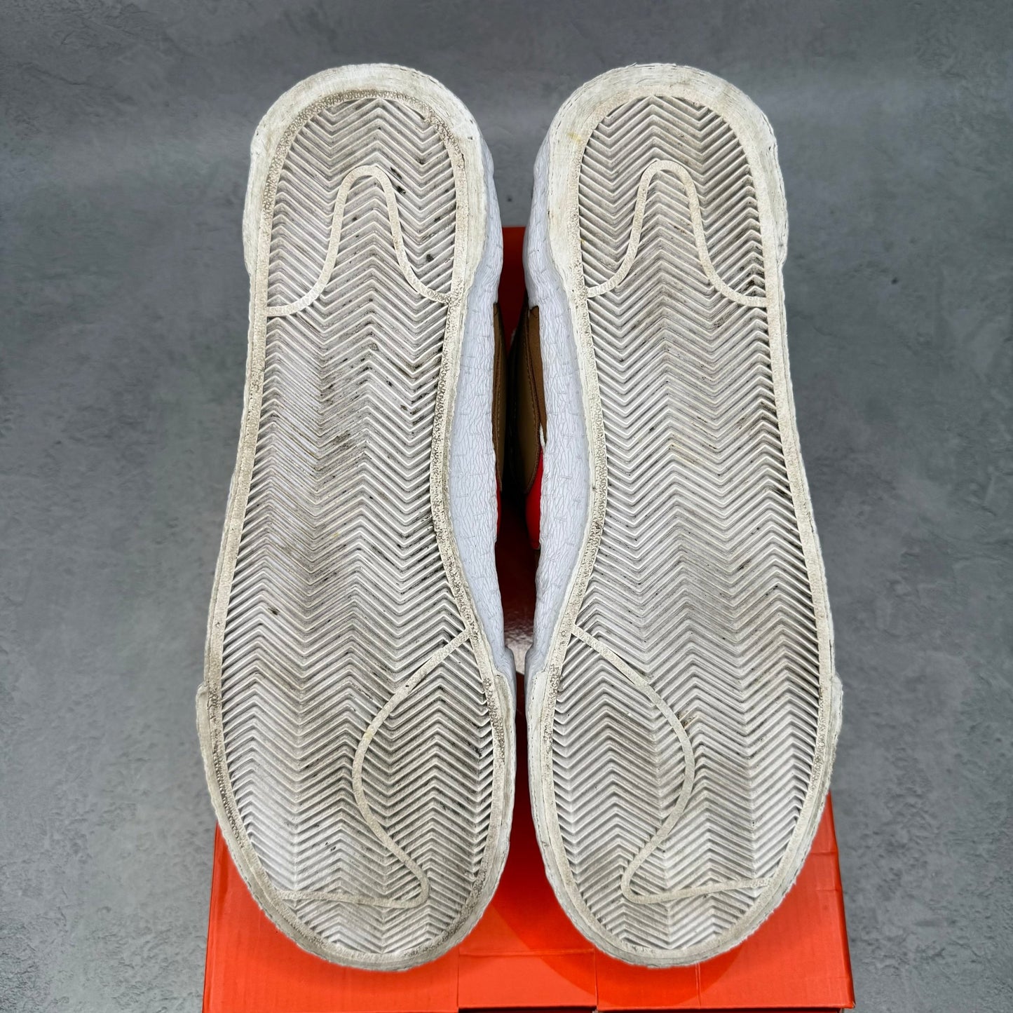 Nike Blazer Low sacai British Tan *pre - owned* SIZE 11 - Kicks Collective PA - Nike - DD1877-200 - Men's Shoes - 11M/12.5W - Pre - Owned