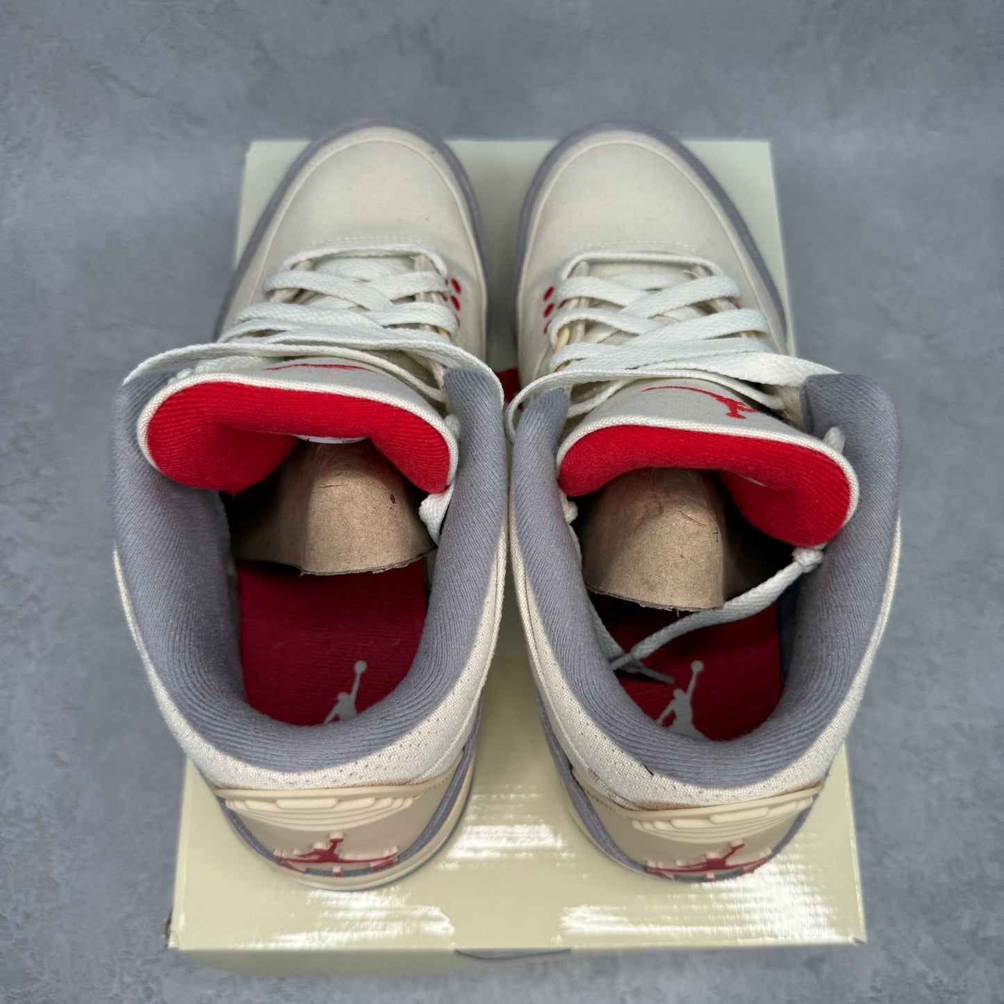 Jordan 3 Retro Muslin *pre - owned* SIZE 10 - Kicks Collective PA - Jordan - DH7139-100 - Men's Shoes - 10M/11.5W - Pre - Owned