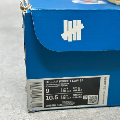 Nike Air Force 1 Low SP Undefeated 5 On It Blue Yellow Croc *pre - owned* SIZE 9 - Kicks Collective PA - Nike - DM8462-400 - Men's Shoes - 9M/10.5W - Pre - Owned - Original Box (Damaged)