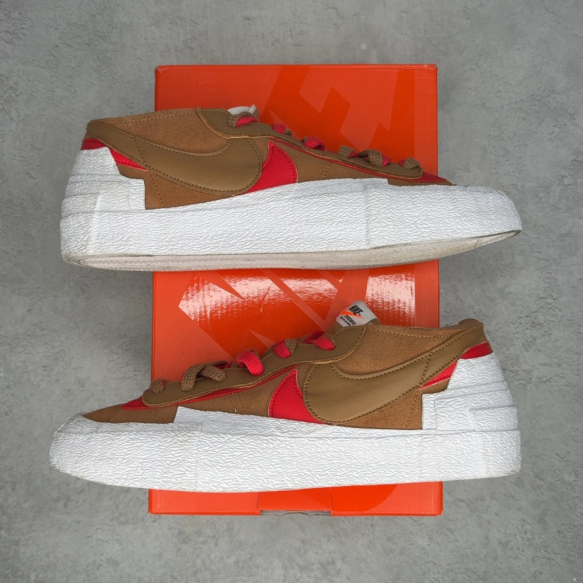 Nike Blazer Low sacai British Tan - Image 1