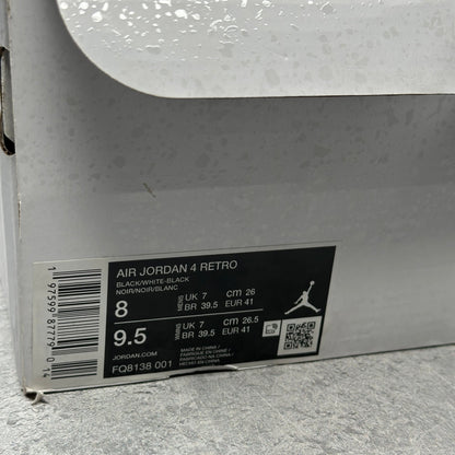 Jordan 4 Retro White Thunder CLEAN *pre - owned* SIZE 8 - Kicks Collective PA - Jordan - FQ8138-001 - Men's Shoes - 8M/9.5W - Pre - Owned