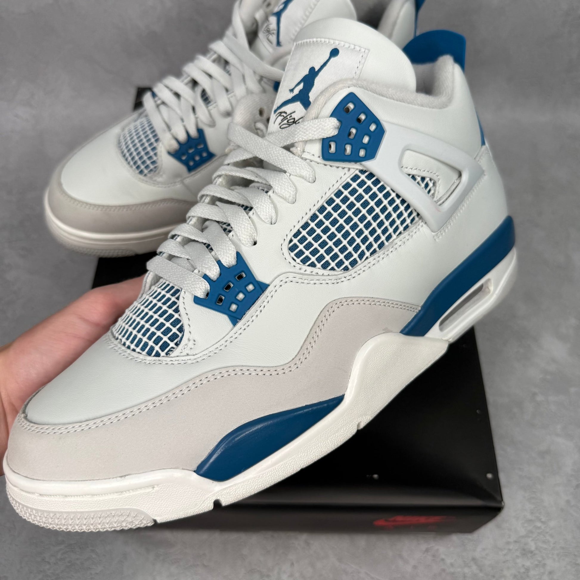 Jordan 4 Retro Military Blue (2024) *pre - owned* SIZE 11.5 - Kicks Collective PA - Jordan - FV5029 - 141 - Men's Shoes - 11.5M/13W - Pre - Owned