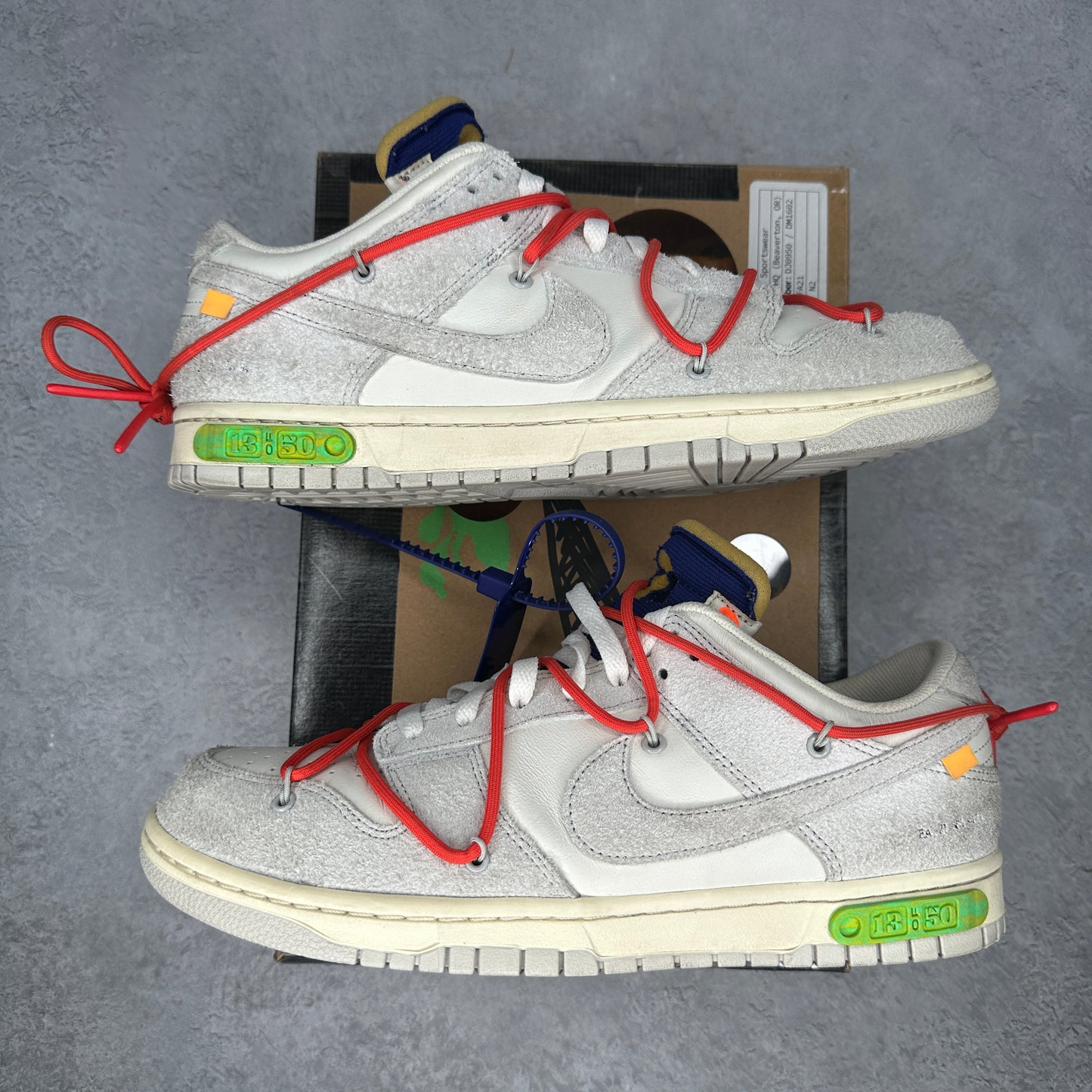 Nike Dunk Low Off-White Lot 13 *pre-owned* SIZE 11.5