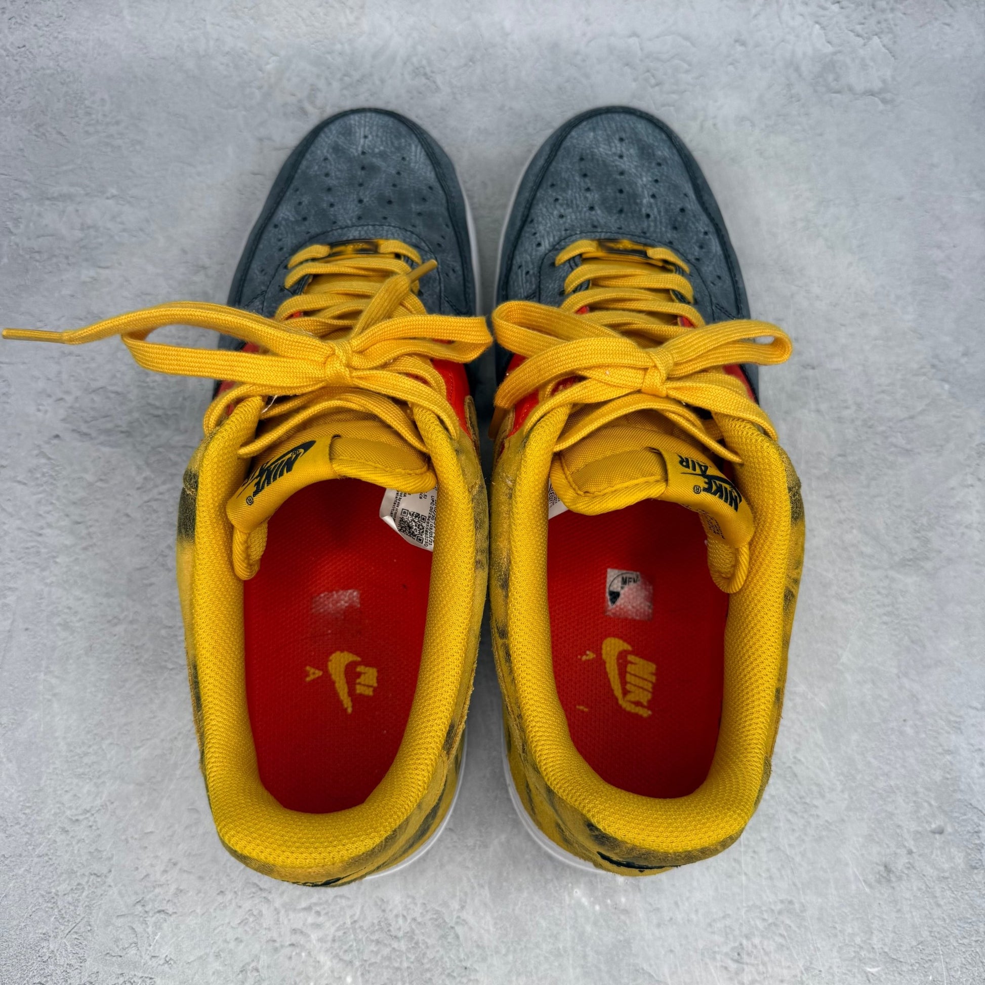 Nike Air Force 1 Low Tie Dye Dark Sulphur *pre - owned* SIZE 11 - Kicks Collective PA - Nike - CZ0337-700 - Men's Shoes - 11M/12.5W - Pre - Owned - No Box