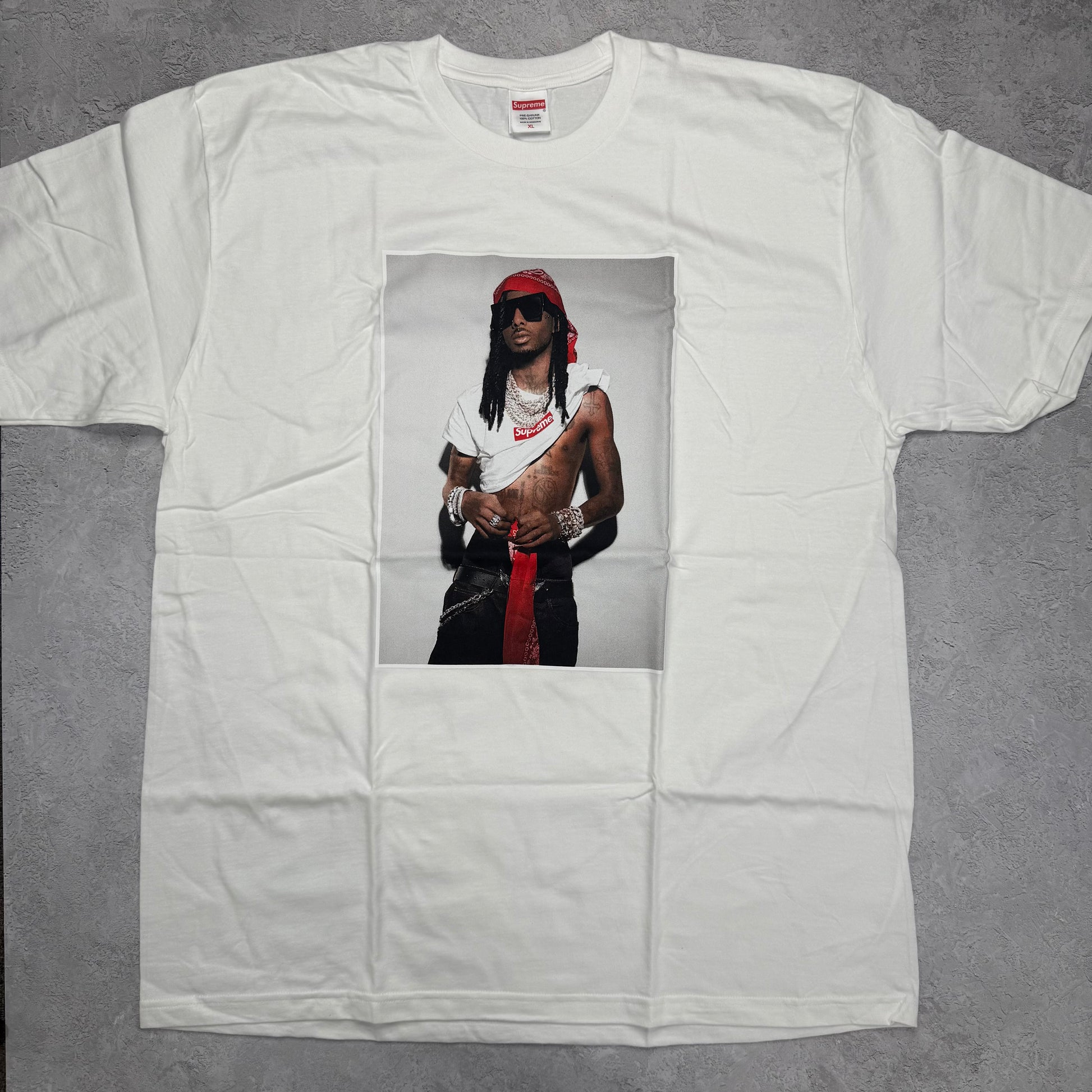 Supreme Playboi Carti Tee White SIZE XL