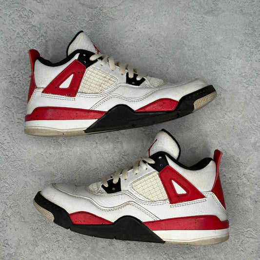 Jordan 4 Retro Red Cement (PS) *pre - owned* SIZE 1Y - Kicks Collective PA - Jordan - BQ7669 - 161 - Toddler's - 1Y - Pre - Owned