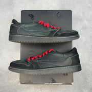 Jordan 1 Retro Low OG SP Travis Scott Black Phantom 10.5 (Pre-Owned) - front