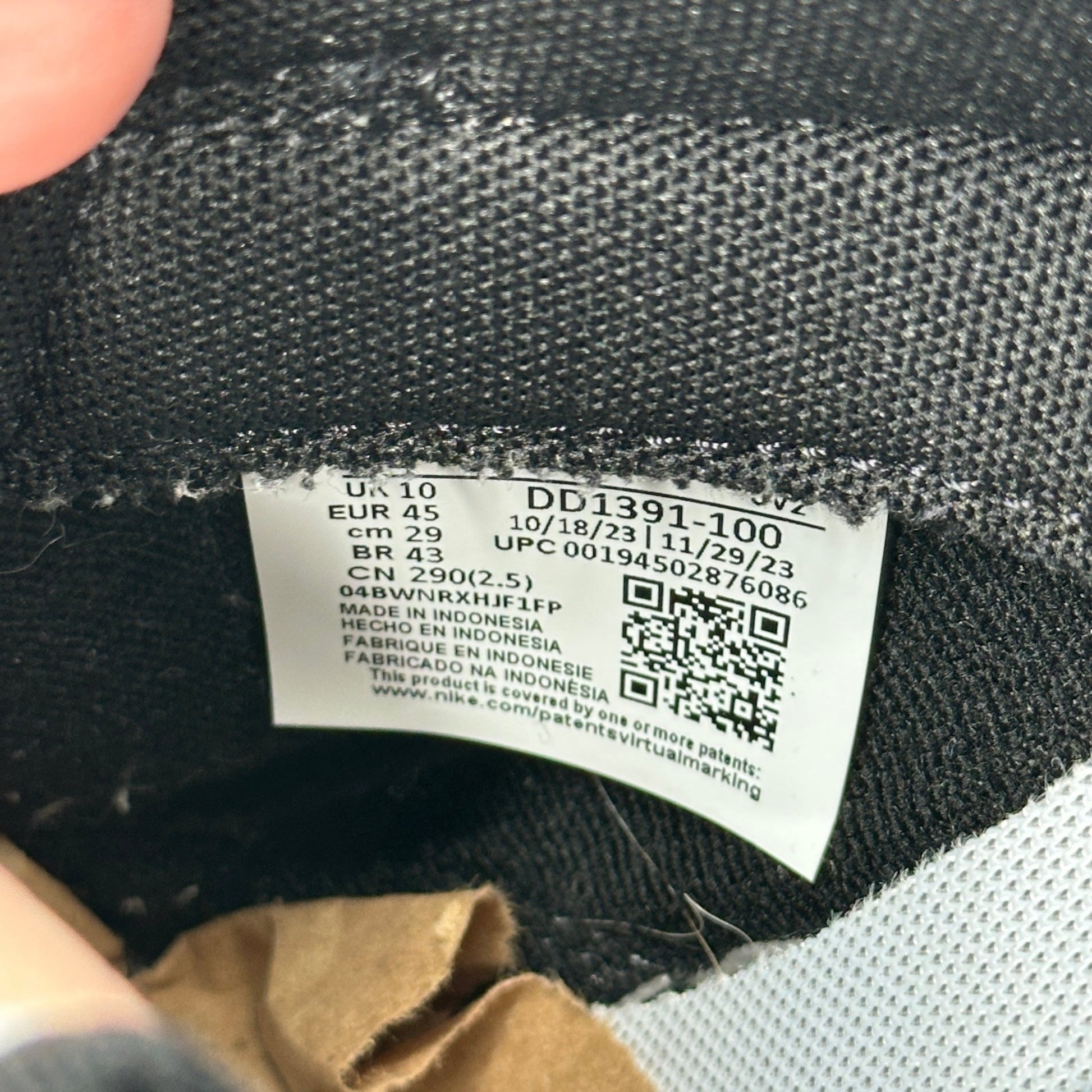 Nike Dunk Low Retro White Black Panda *pre - owned* SIZE 11 - Kicks Collective PA - Nike - DD1391-100 - Men's Shoes - 11M/12.5W - Pre - Owned - No Box