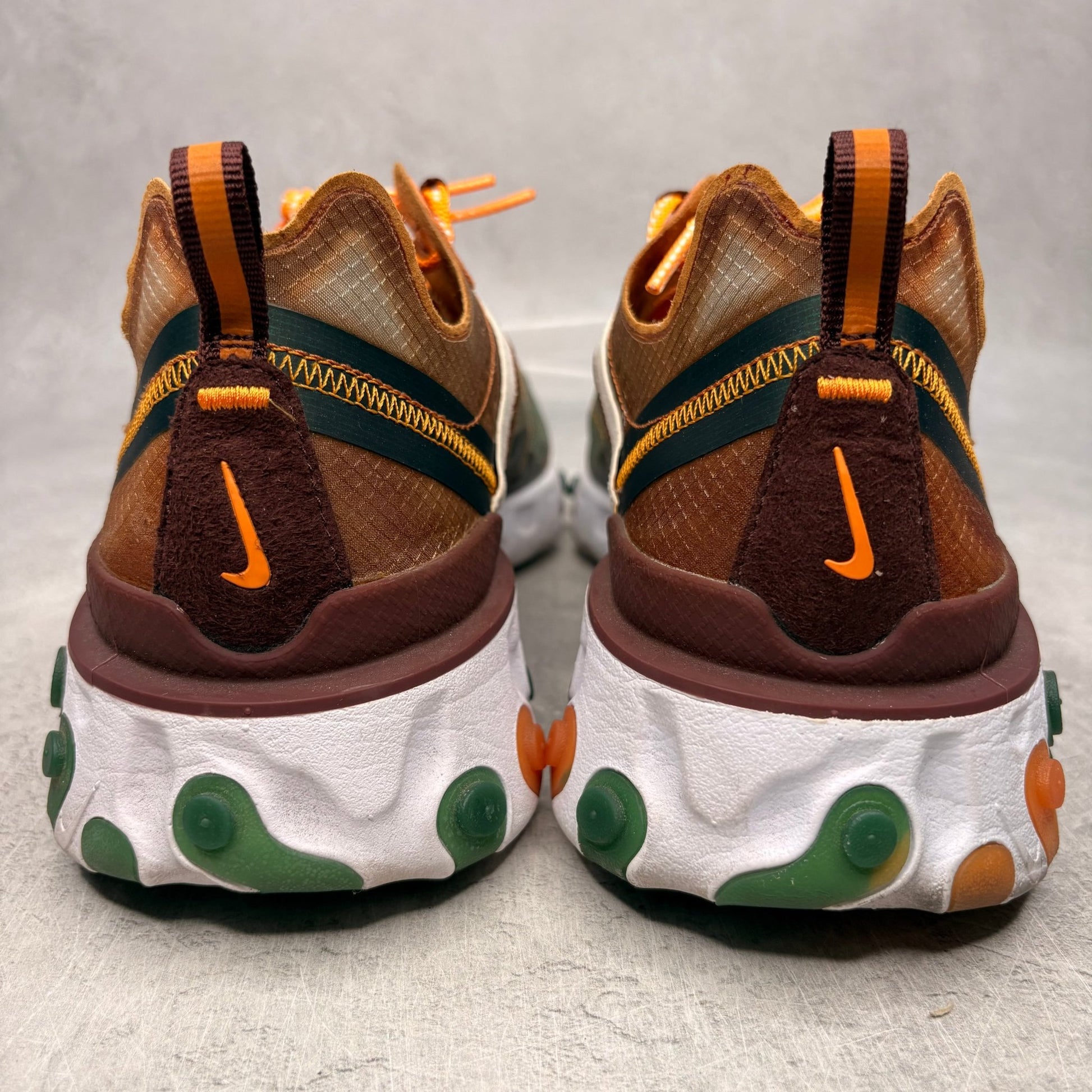 Nike React Element 87 Orange Peel *pre - owned* SIZE 12 - Kicks Collective PA - Nike - CJ6897-113 - Men's Shoes - 12M/13.5W - Pre - Owned - No Box