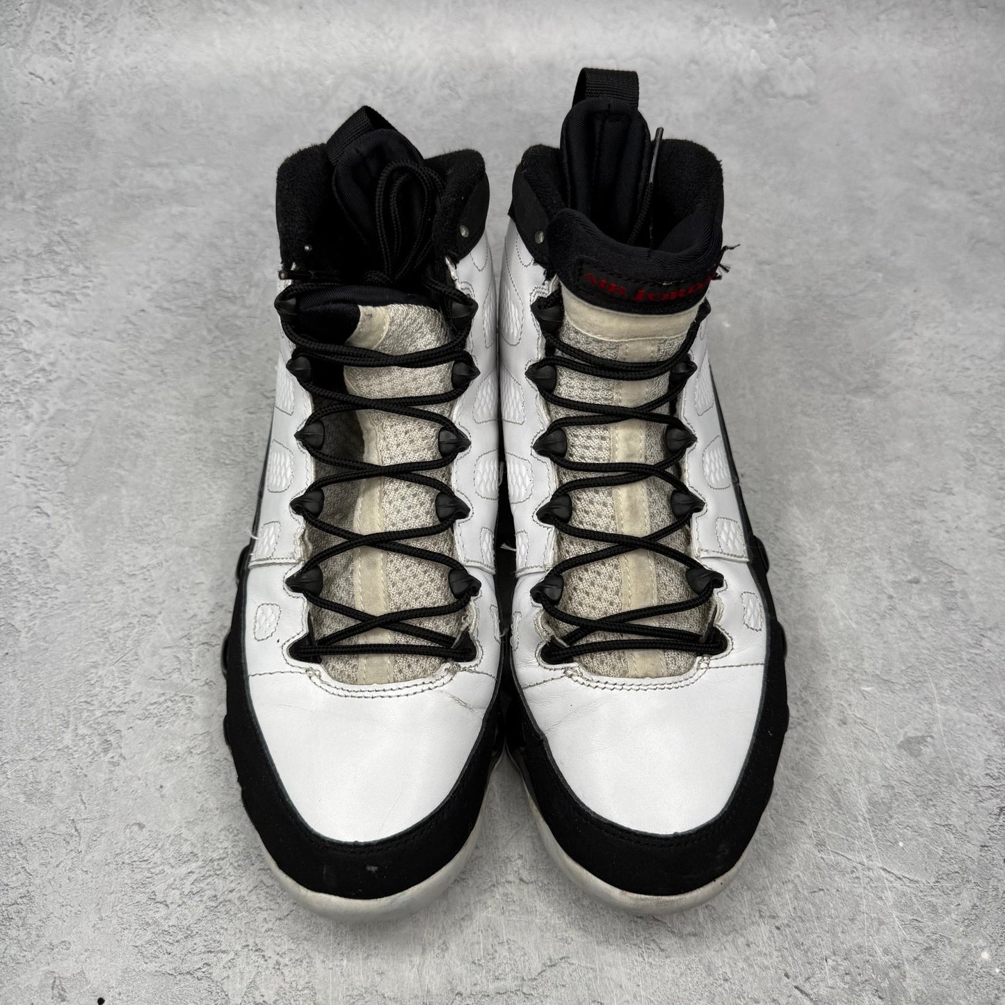 Jordan 9 Retro White Black Red (2010) *pre - owned* SIZE 7.5 - Kicks Collective PA - Jordan - 302370-102 - Men's Shoes - 7.5M/9W - Pre - Owned - No Box