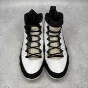 Jordan 9 Retro White Black Red (2010) *pre-owned* SIZE 7.5