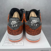 Nike Air Force 1 Nike By You Snakeskin Orange Black