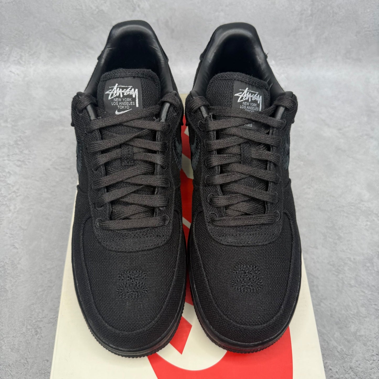 Nike Air Force 1 Low Stussy Black - Kicks Collective PA - Nike - CZ9084-001 - Men's Shoes - 10M/11.5W - Brand New