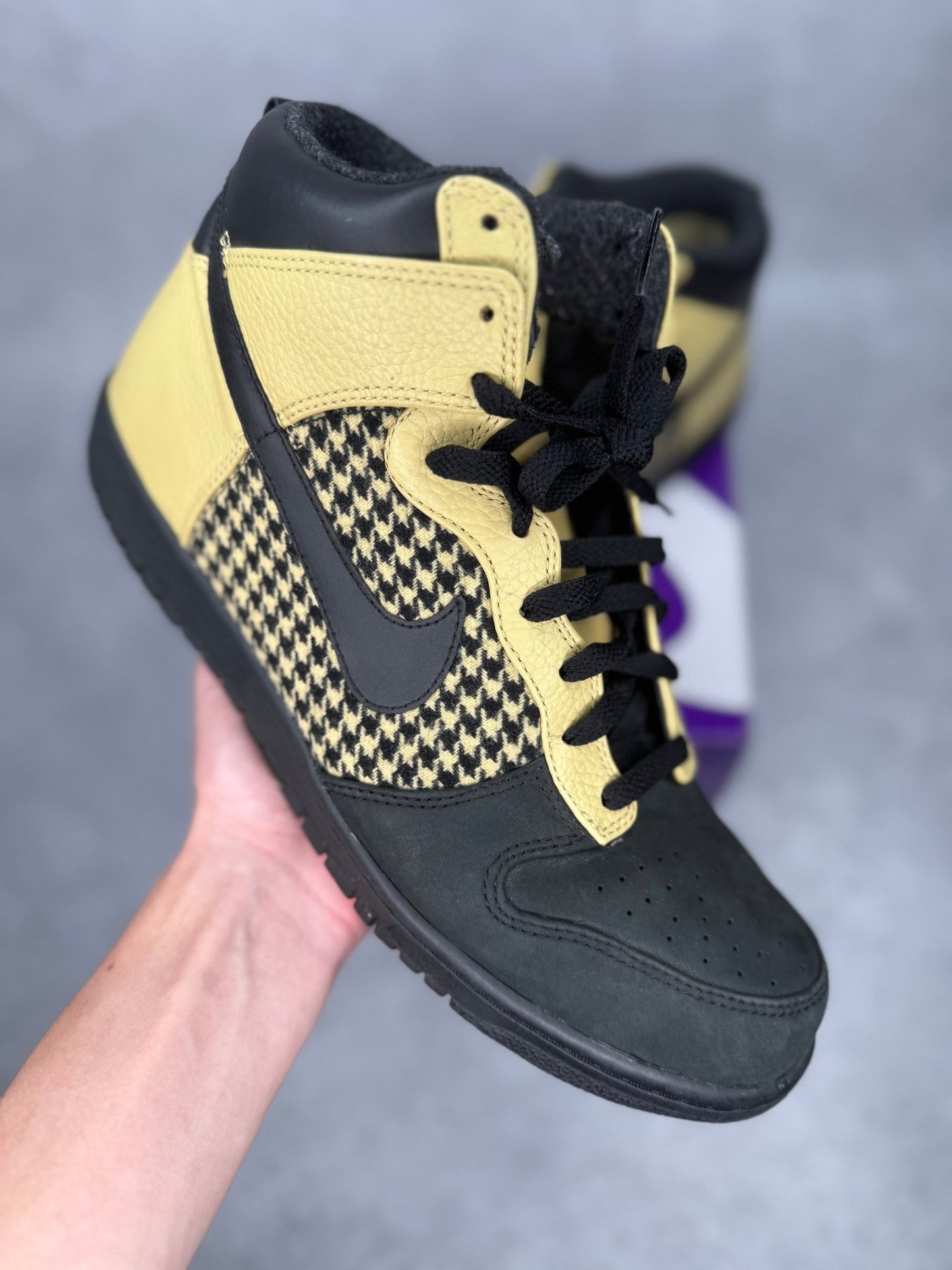 Nike Dunk High Premium Yellow *pre - owned* SIZE 12 - Kicks Collective PA - Nike - 317891 - 004 - Men's Shoes - 12M/13.5W - Pre - Owned