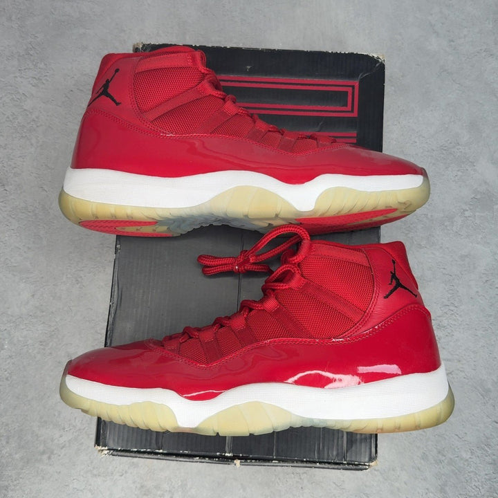 Jordan 11 Retro Win Like 96 11 (Pre-Owned) - Kicks Collective PA - Jordan - 378037-623-11-PO-4 - Pre-Owned Sneakers - 11M / 12.5W