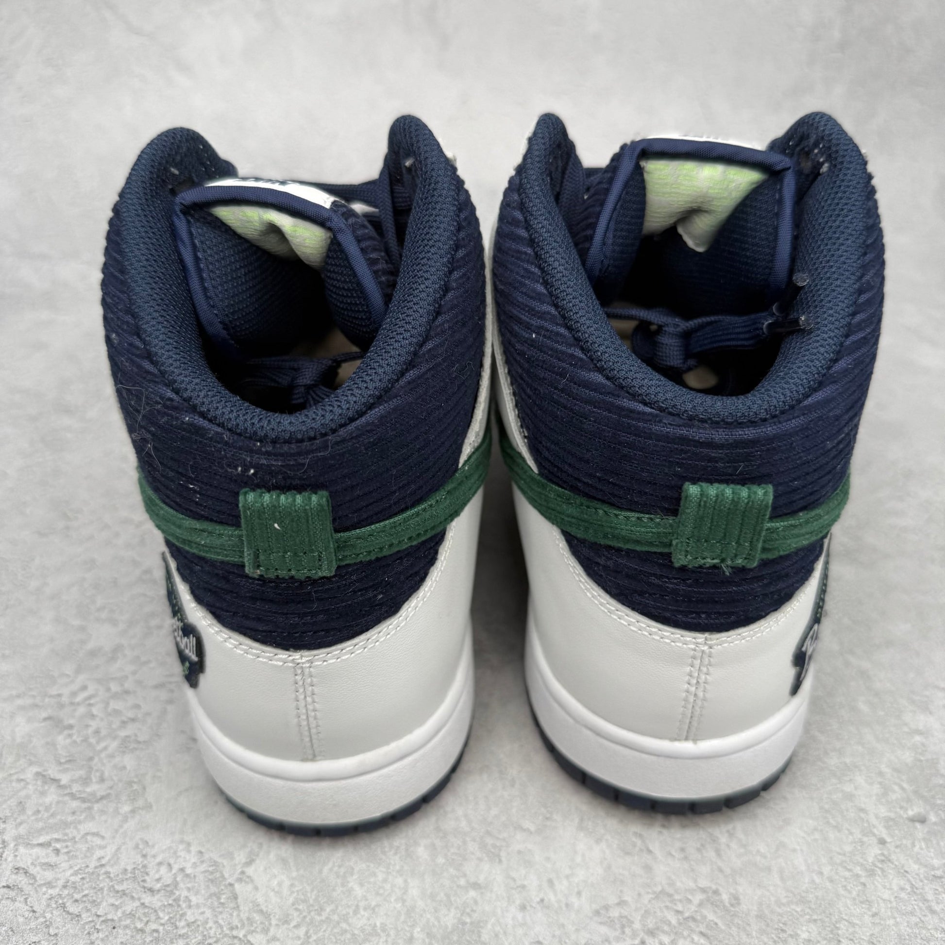 Nike Dunk High Sports Specialties White Navy *pre - owned* SIZE 11 - Kicks Collective PA - Nike - DH0953 - 400 - Men's Shoes - 11M/12.5W - Pre - Owned