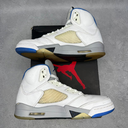 Jordan 5 Retro White Stealth (2021) *pre - owned* SIZE 9.5 - Kicks Collective PA - Jordan - DD0587-140 - Men's Shoes - 9.5M/11W - Pre - Owned