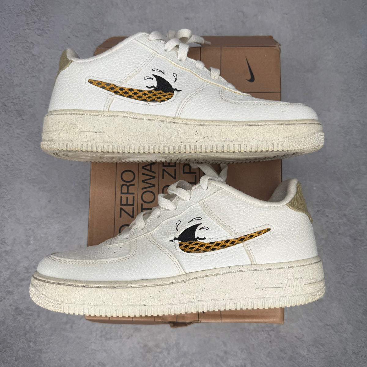 Nike Air Force 1 Low '07 LV8 Next Nature Sun Club Wheat Grass (GS) pre-owned size 7
